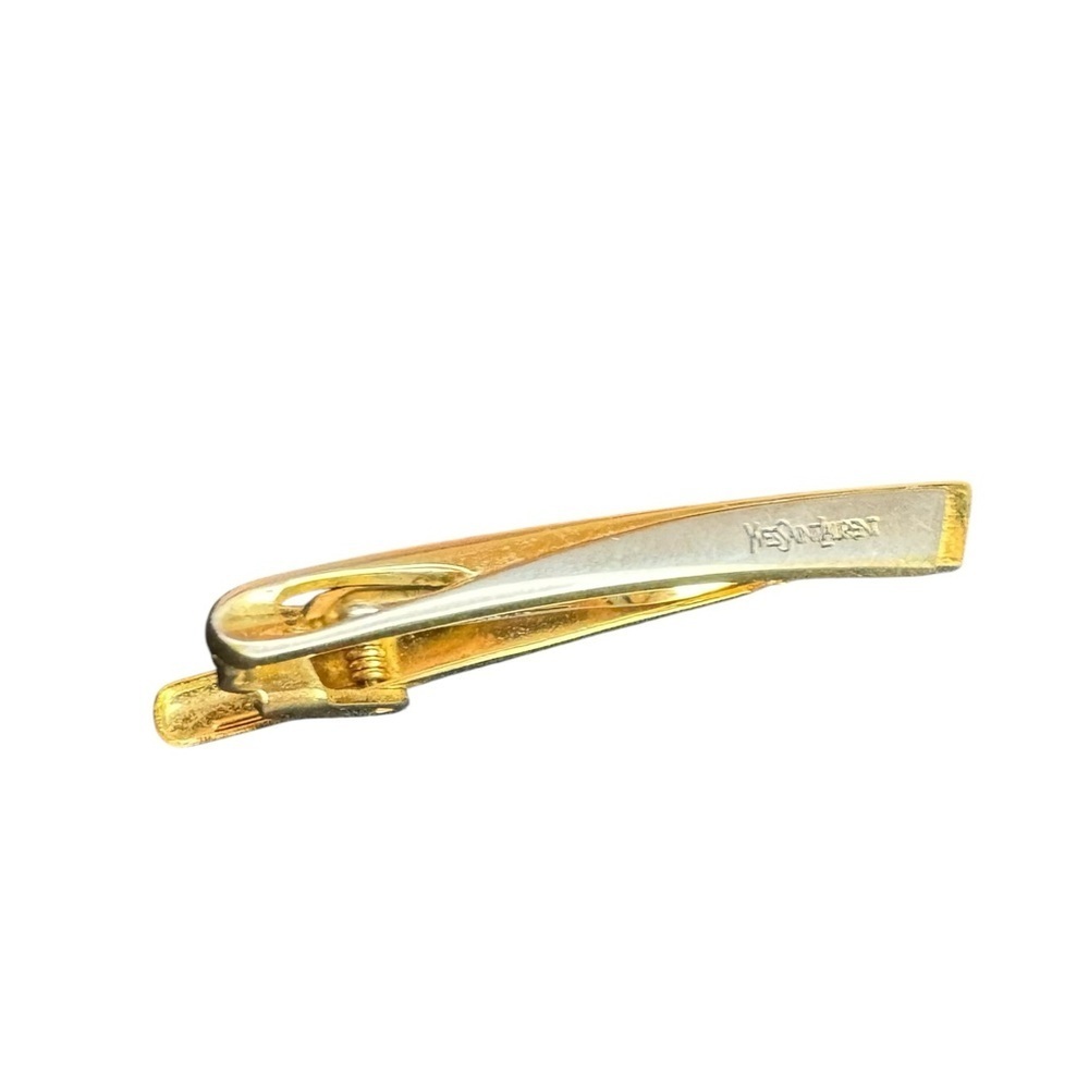 YSL Two Tone Tie Clip
